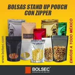 bolsas stand up pouch con zipper
