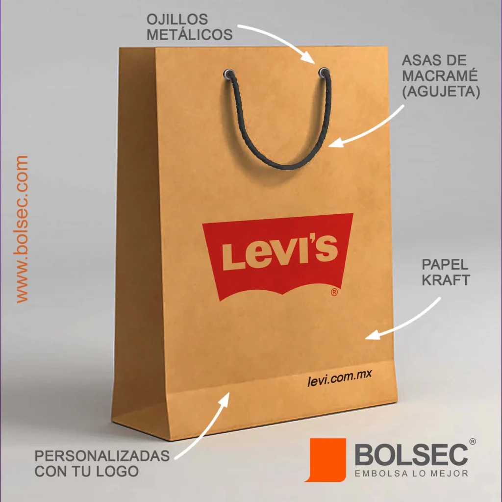 Bolsa Kraft Asas Agujeta