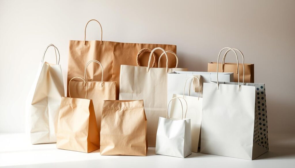 tipos de bolsas de papel