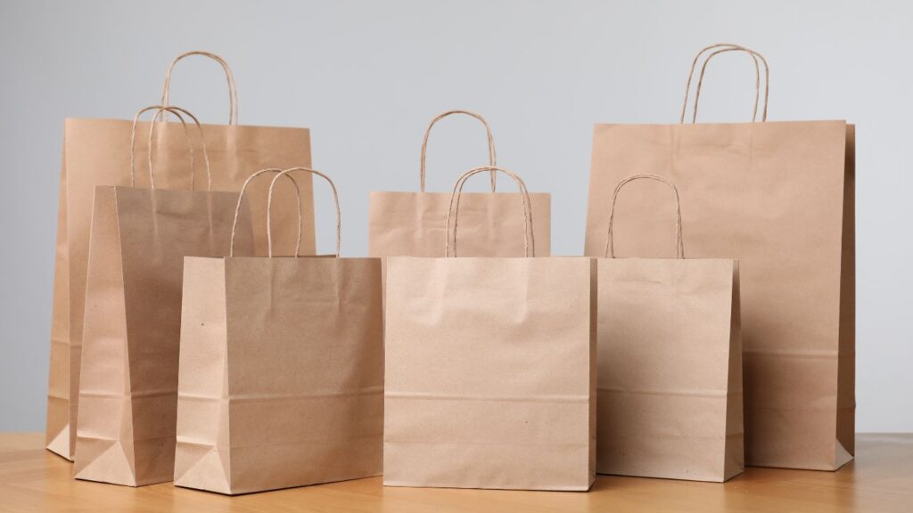 Bolsas de papel Kraft para Restaurante