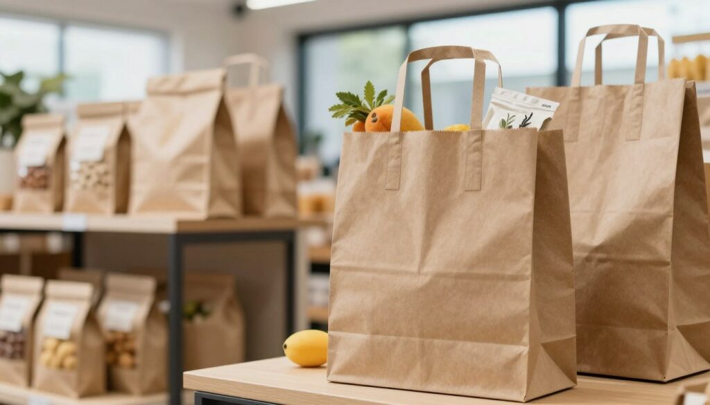 aplicaciones comerciales de bolsas kraft